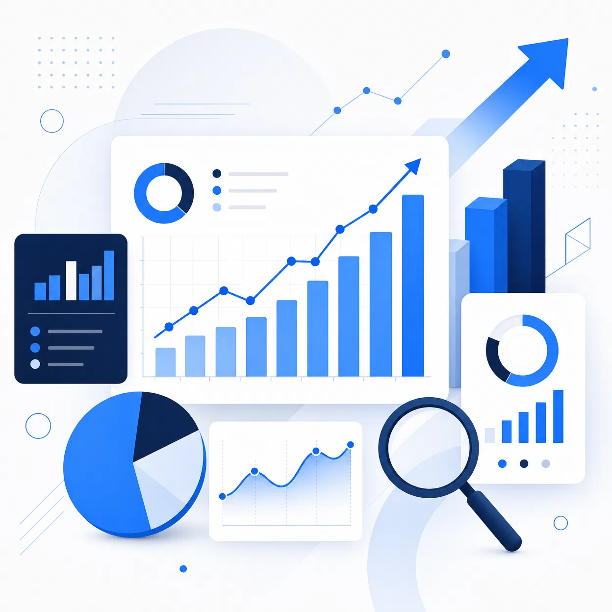 Business cash flow and profitability analysis dashboard for Virtual CFO advisory services.